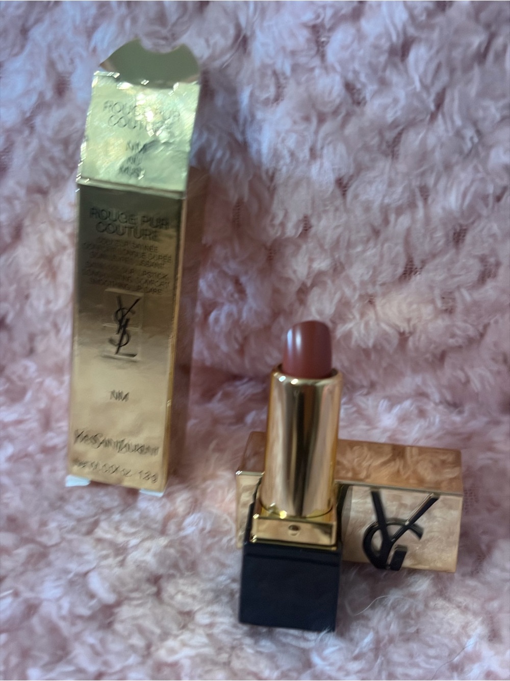 Yves Saint Laurent Rouge Pur Couture Lipstick in NM Nu Muse MINI .04oz 1.3g New